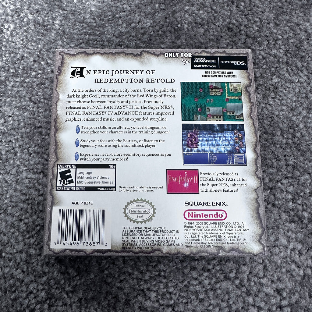 Final Fantasy IV - Gameboy Advance
