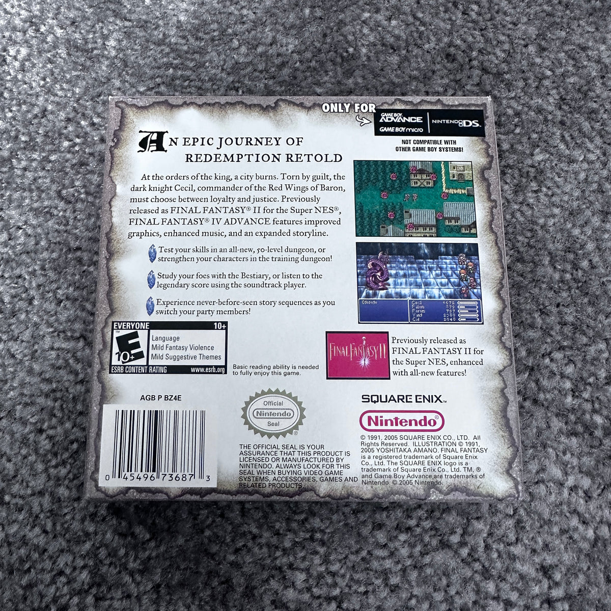 Final Fantasy IV - Gameboy Advance