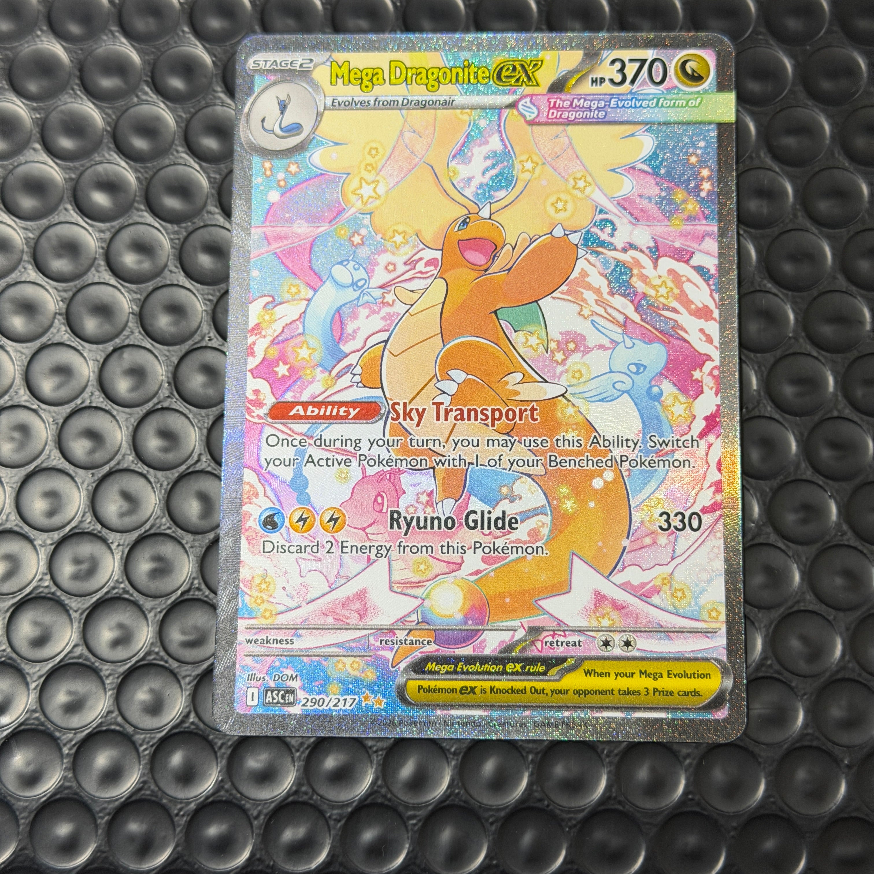 Mega Dragonite EX SIR 290/217 Ascended Heroes Pokemon TCG NM/MIN