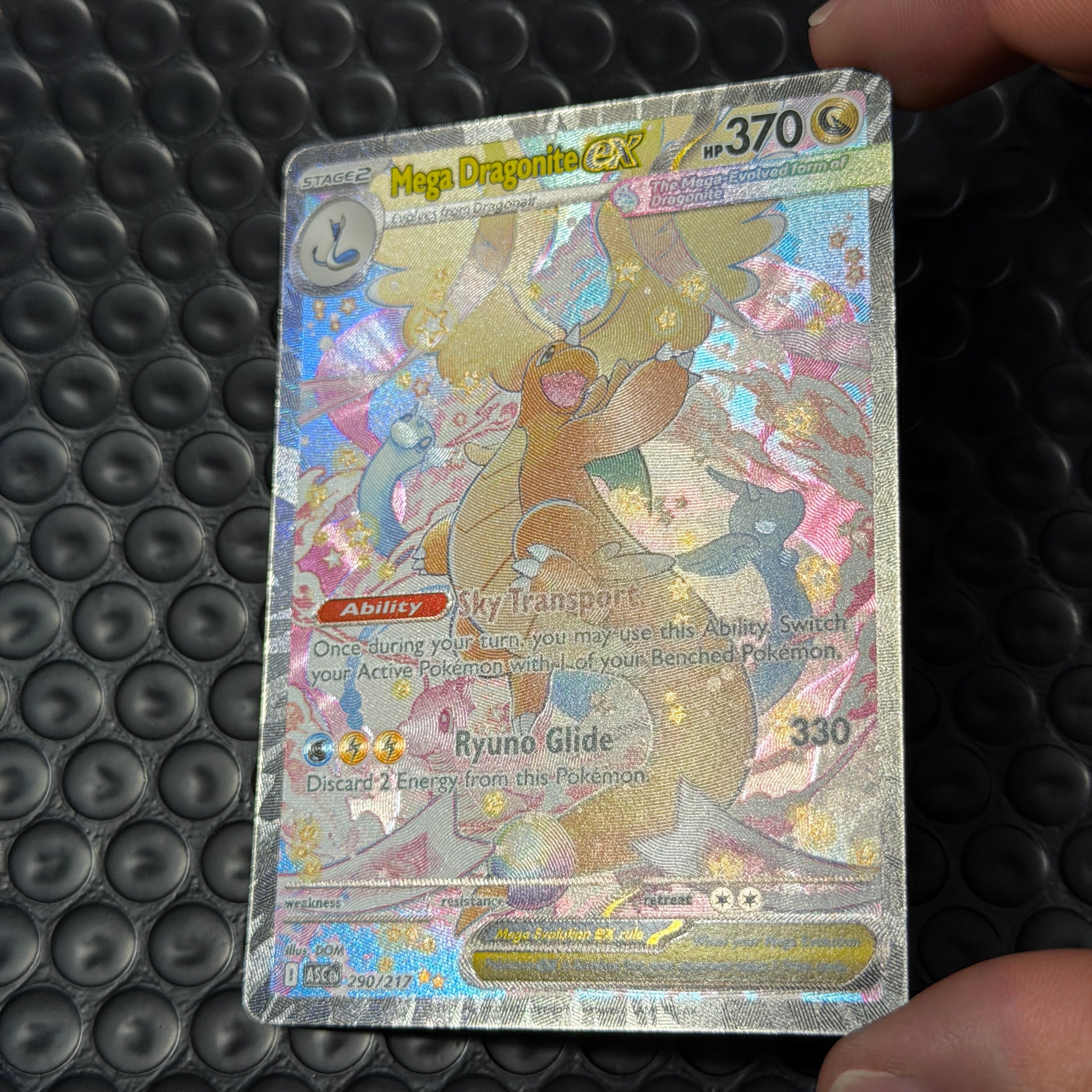 Mega Dragonite EX SIR 290/217 Ascended Heroes Pokemon TCG NM/MIN