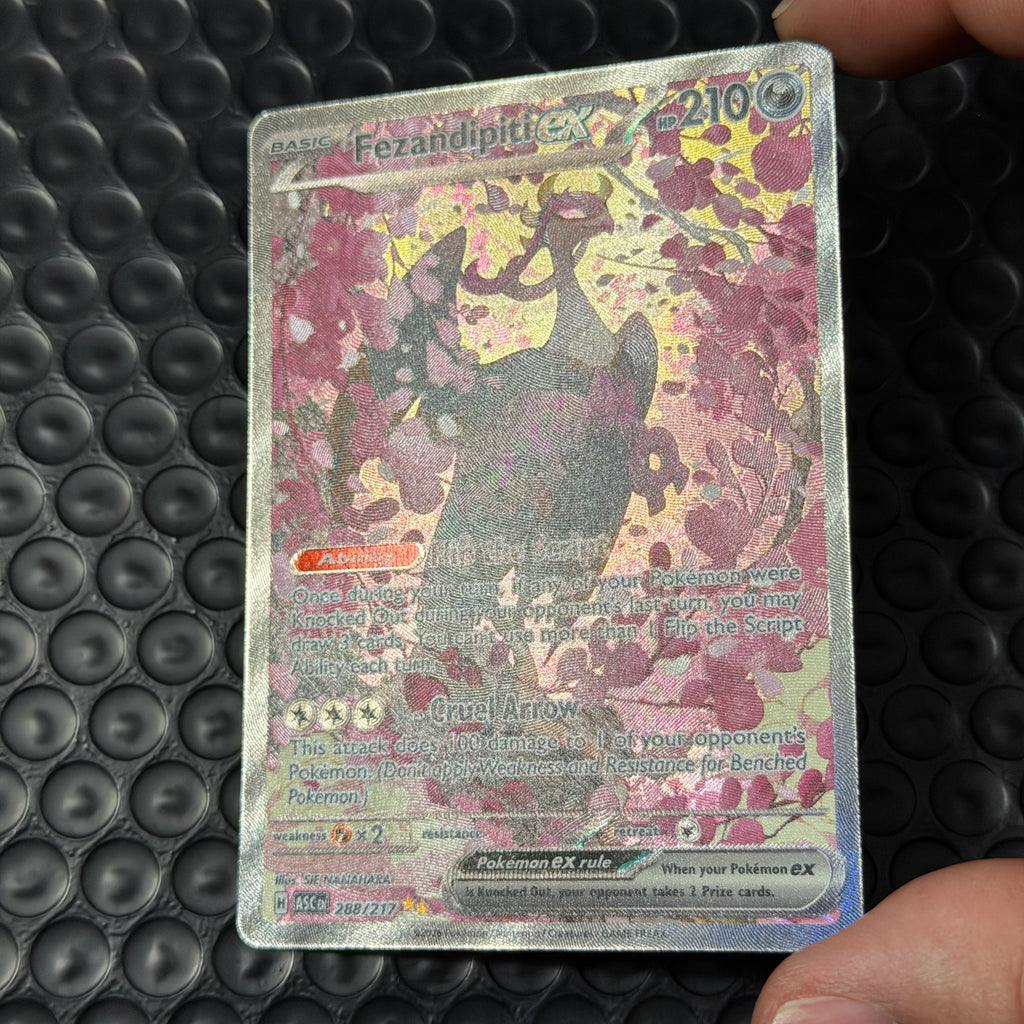 Pokemon TCG Fezandipiti EX 288/217 Special Illustration Rare Holo ASC EN