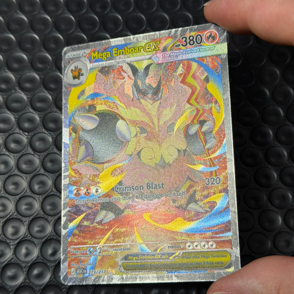 Mega Emboar ex 273/217 Me: Ascended Heroes Holo