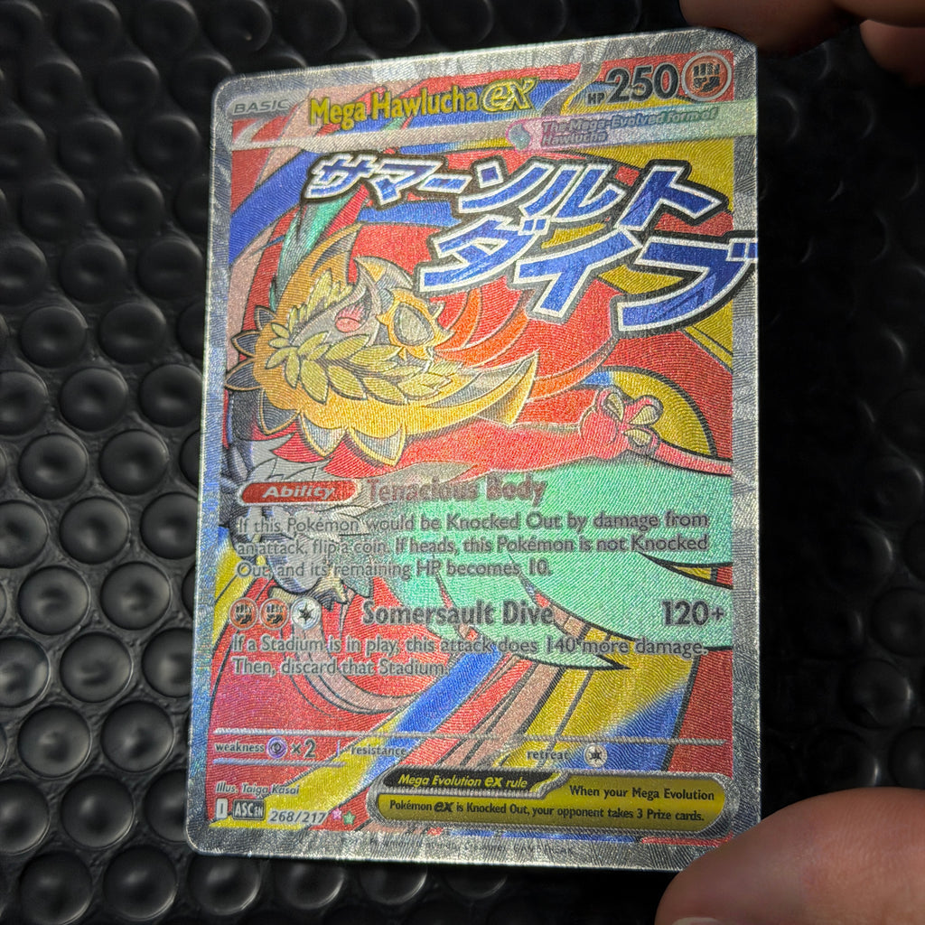 Pokémon Mega Hawlucha EX Full Art Holo ASC EN 268/217 Mega Evolution Rare