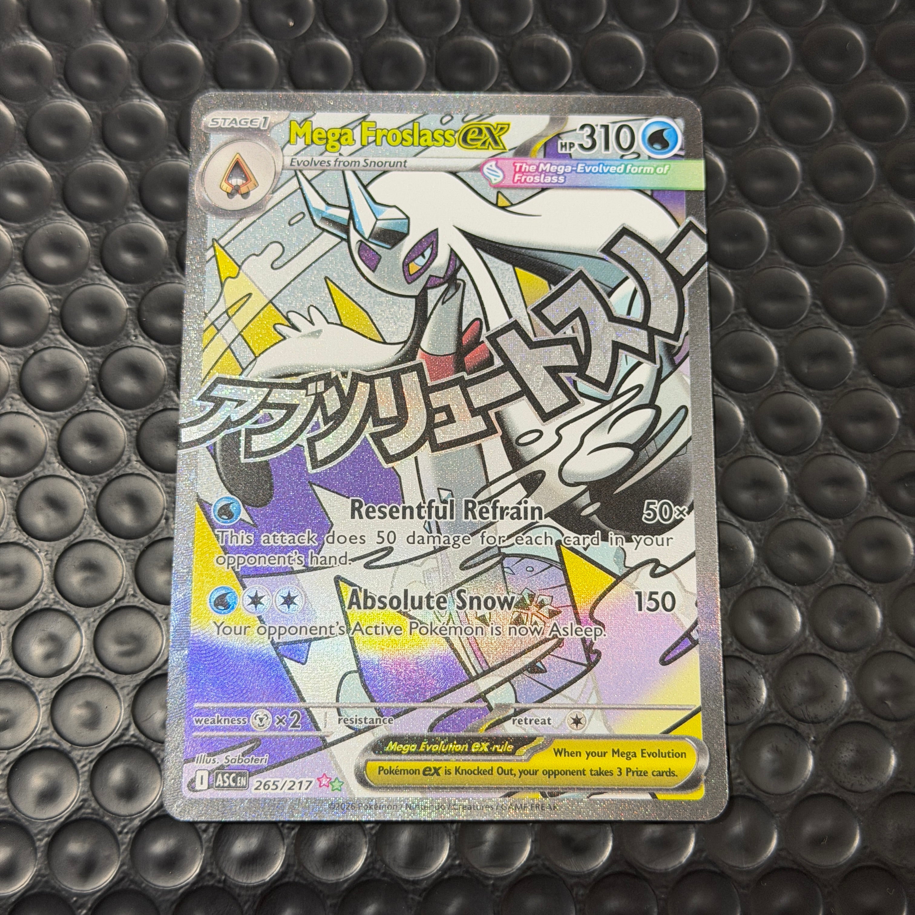 Pokemon TCG: Mega Froslass ex Mega Attack Rare ME Ascended Heroes ASC 265/217 NM