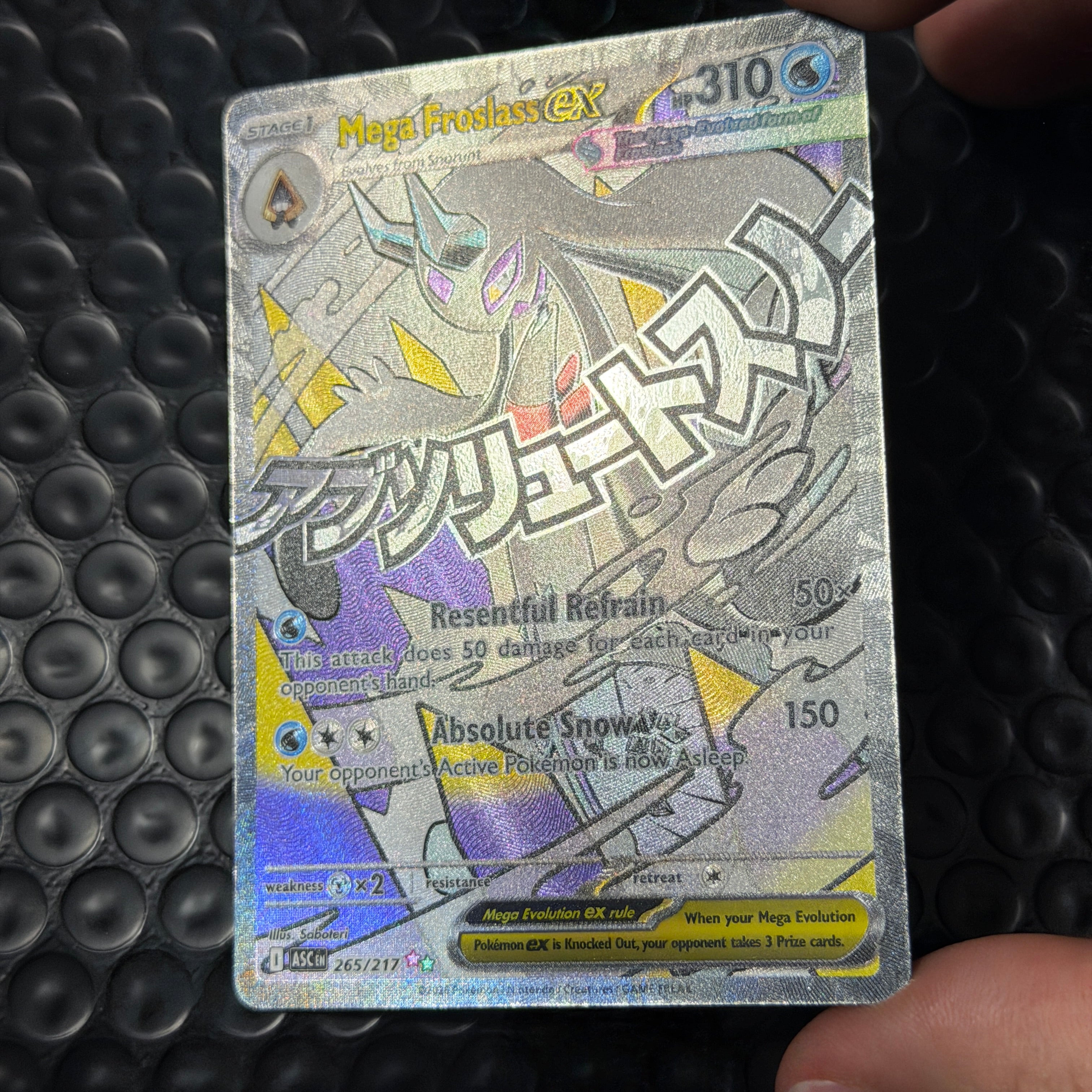 Pokemon TCG: Mega Froslass ex Mega Attack Rare ME Ascended Heroes ASC 265/217 NM