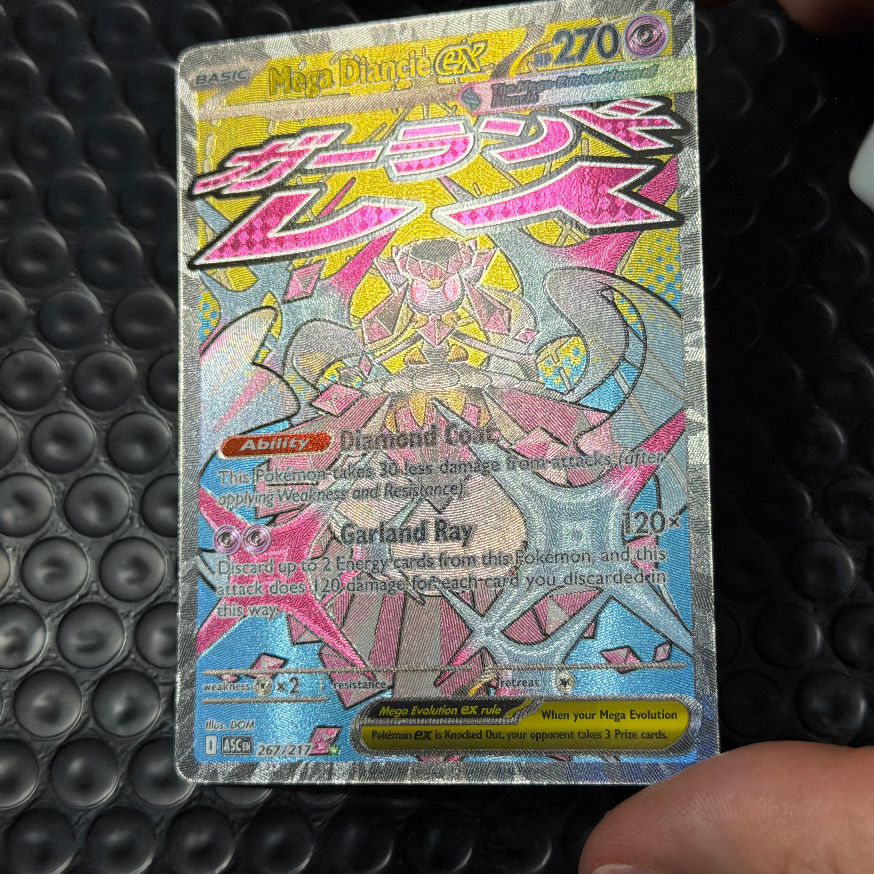 Pokemon Mega Diancie EX 267/217 ASC EN Mega Evolution EX Holo