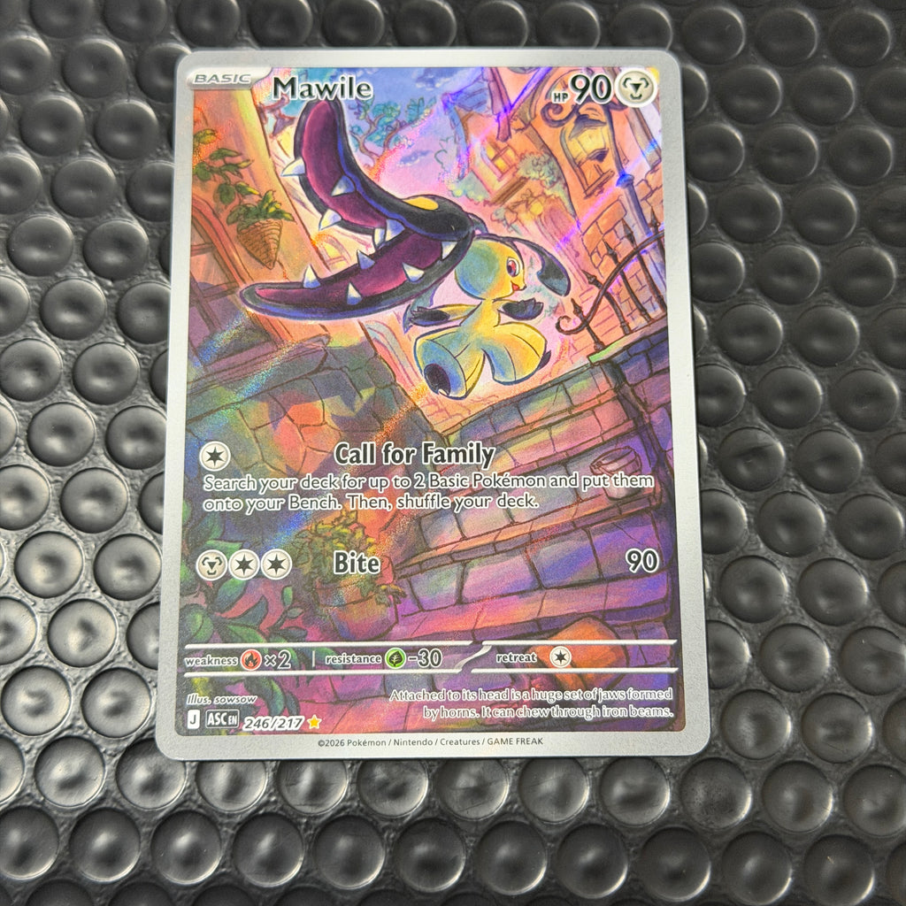 Pokemon Mawile Full Art Holo Secret Rare 90 HP ASC EN 246/217