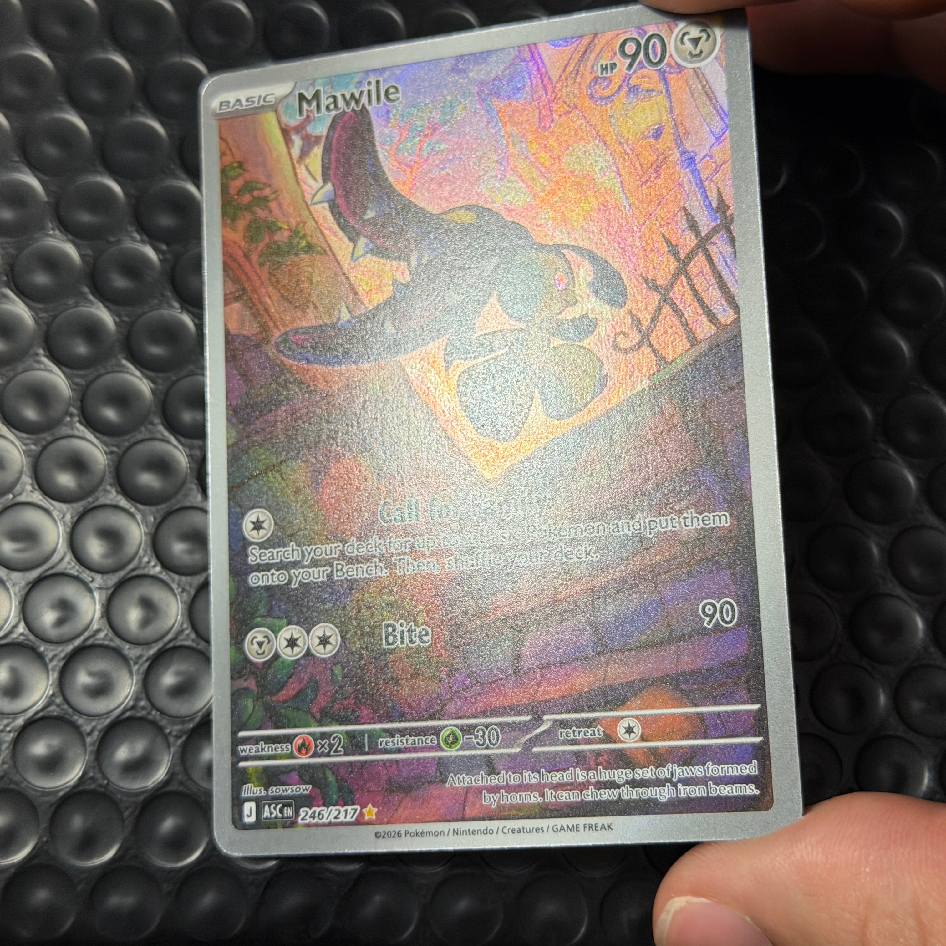 Pokemon Mawile Full Art Holo Secret Rare 90 HP ASC EN 246/217