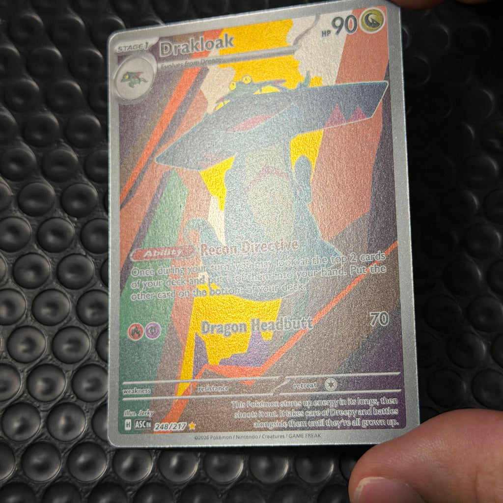 Pokemon Drakloak 248/217 ASC EN Full Art Holo Rare Stage