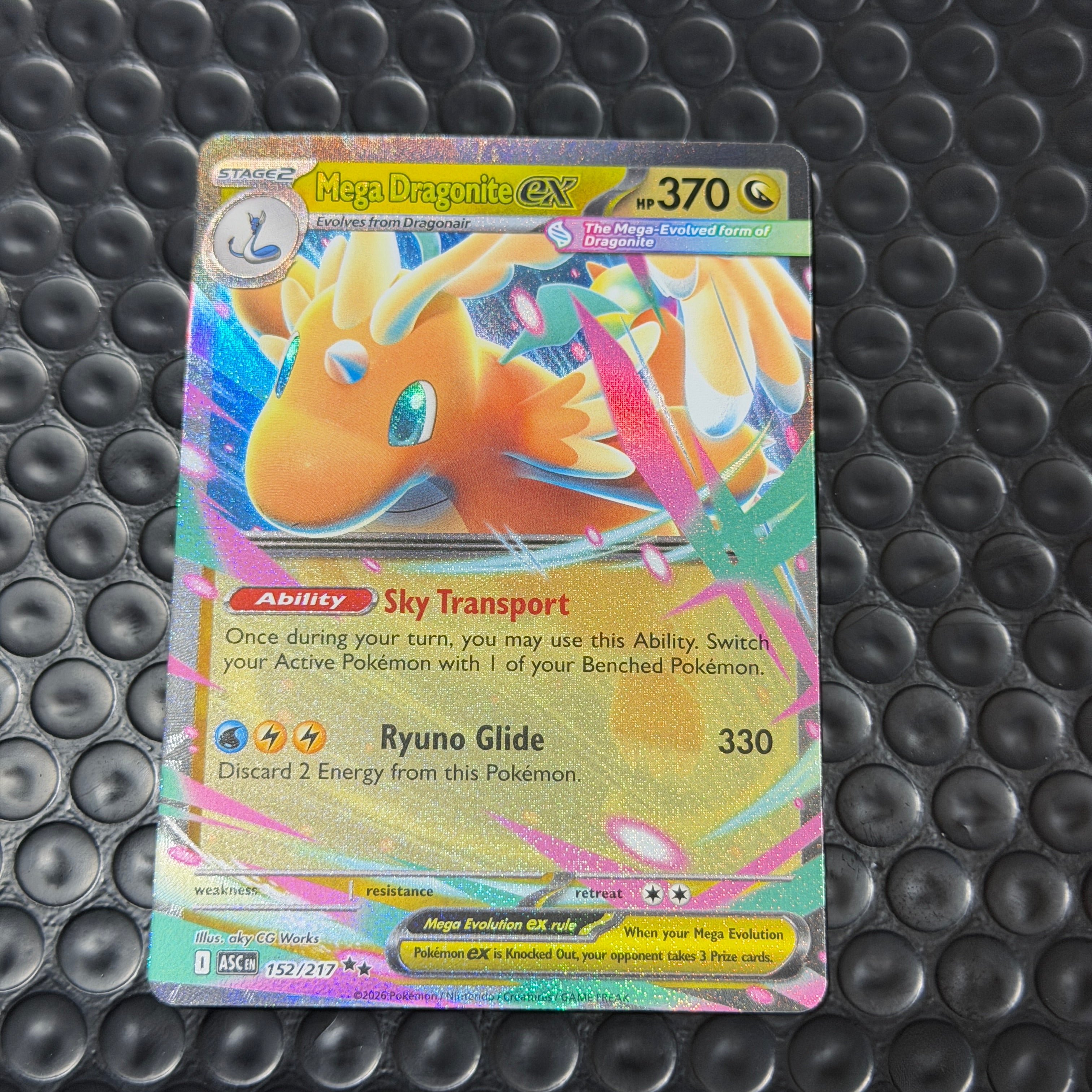 Pokemon TCG Ascended Heroes ASC EN - Mega Dragonite EX - 152/217 NM