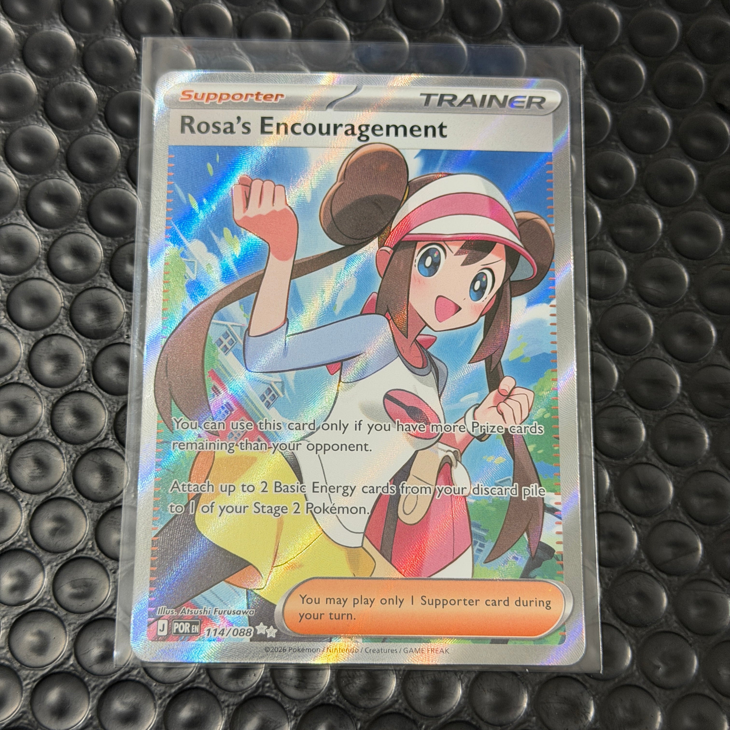 Rosa's Encouragement - Ultra Rare Holo POR 114/088 NM