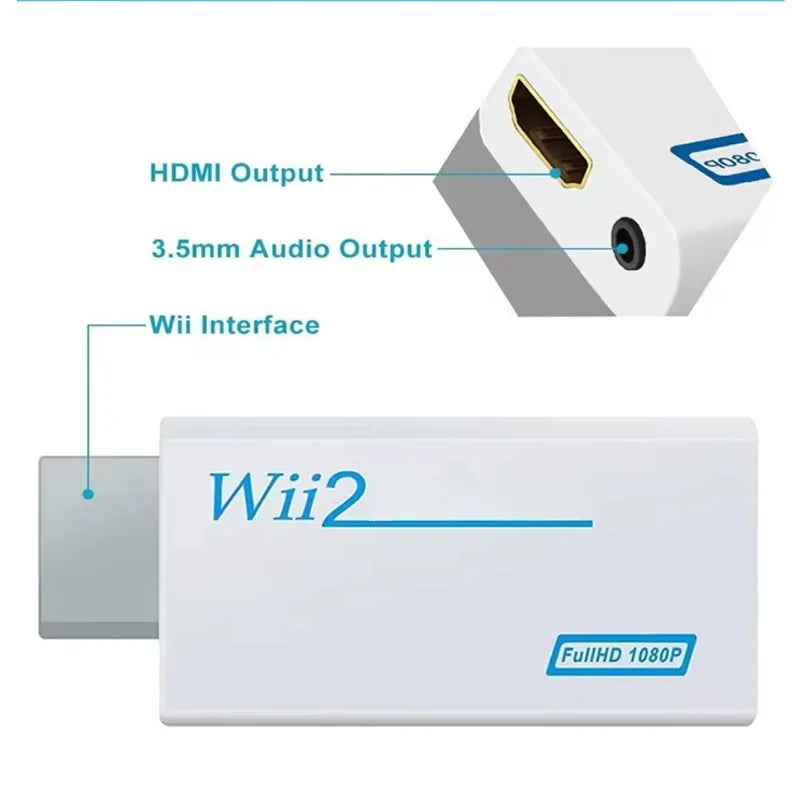 Wii to HDMI Adapter
